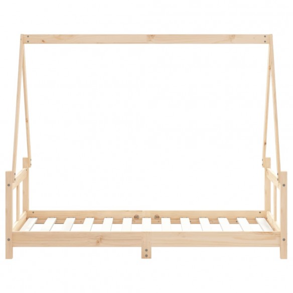 Cadre de lit pour enfant 80x160 cm bois de pin massif