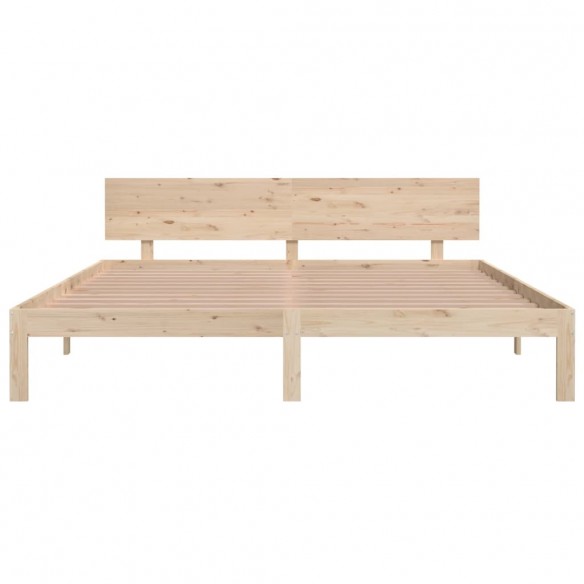 Cadre de lit bois massif 180x200 cm super king