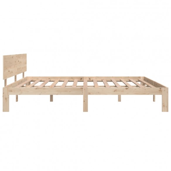 Cadre de lit bois massif 180x200 cm super king