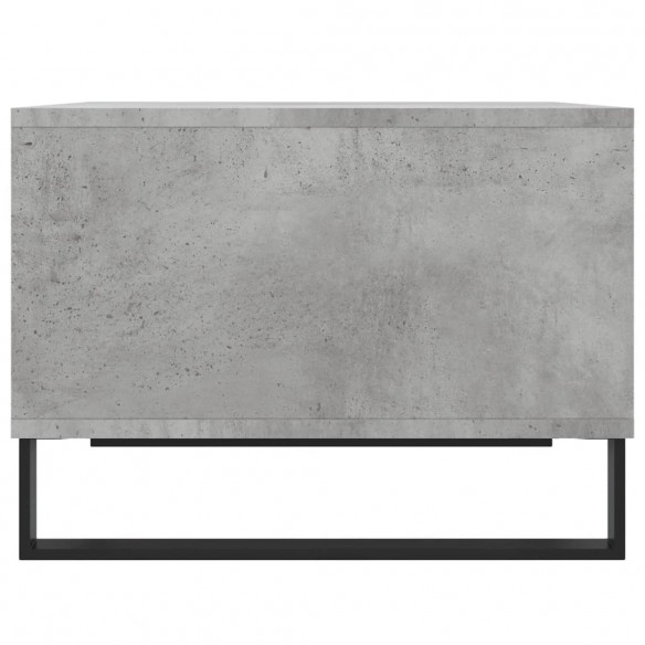 Table basse Gris béton 60x50x36,5 cm Bois d'ingénierie