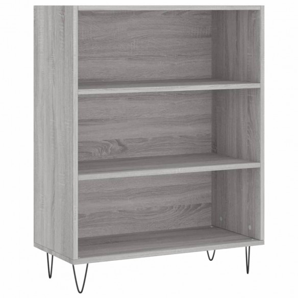 Buffet haut Sonoma gris 69,5x34x180 cm Bois d'ingénierie