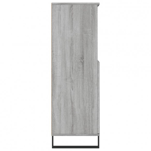 Buffet haut Sonoma gris 60x36x110 cm Bois d'ingénierie