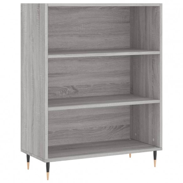 Buffet haut Sonoma gris 69,5x34x180 cm Bois d'ingénierie