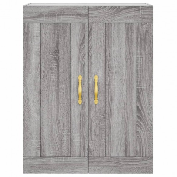 Armoires murales 2 pcs sonoma gris bois d'ingénierie