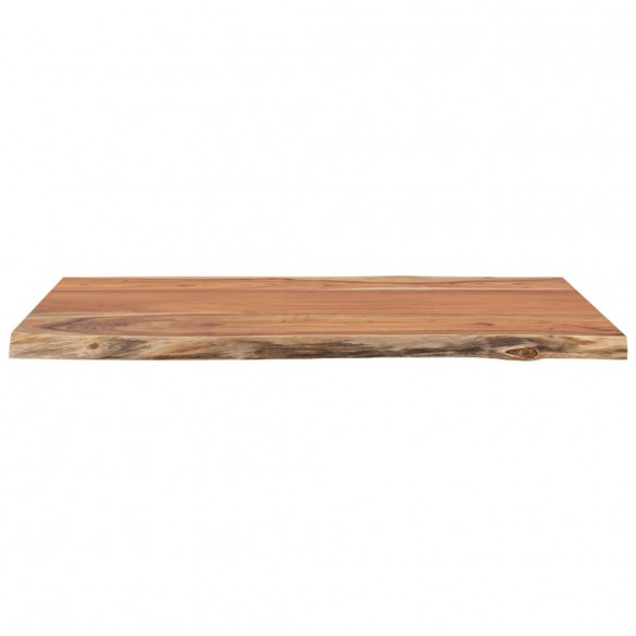 Table d'appoint 50x40x2,5cm bois massif acacia bordure assortie