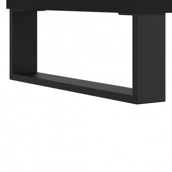 Tables basses 2 pcs noir 50x46x50 cm bois d'ingénierie