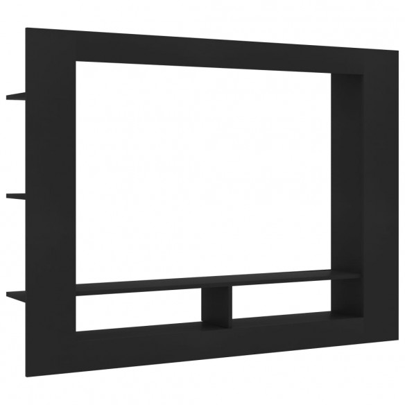 Meuble TV Noir 152x22x113 cm Aggloméré