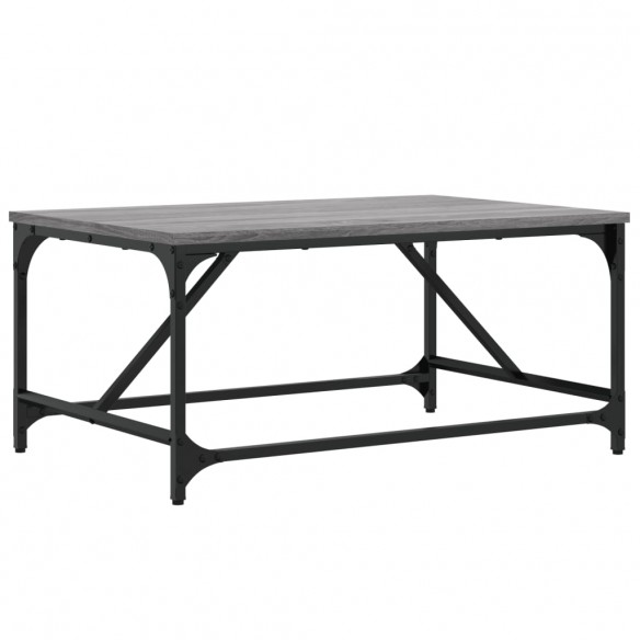 Table basse sonoma gris 75x50x35 cm bois d'ingénierie