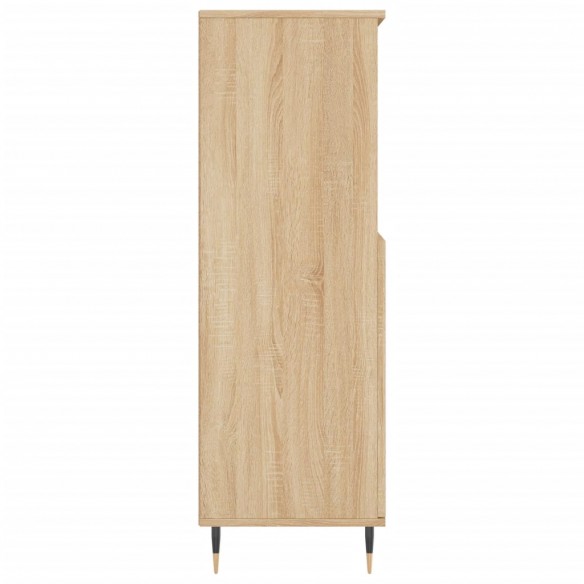 Buffet haut Chêne sonoma 60x36x110 cm Bois d'ingénierie