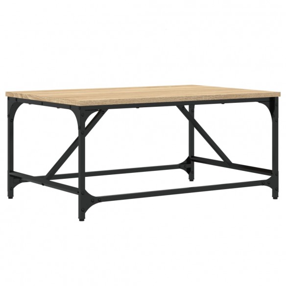 Table basse chêne sonoma 75x50x35 cm bois d'ingénierie