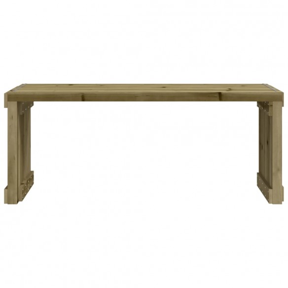 Banc de jardin extensible 212,5x40,5x45 cm bois de pin imprégné