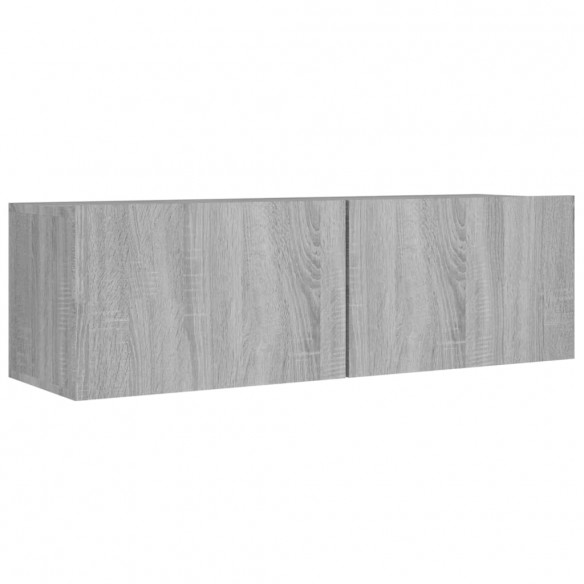 Ensemble de meubles TV 4 pcs Sonoma gris Bois d'ingénierie