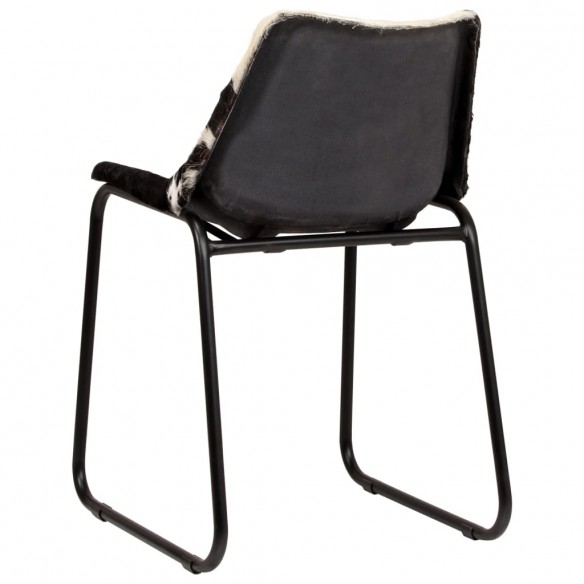 Chaises à manger lot de 6 cuir véritable de chèvre