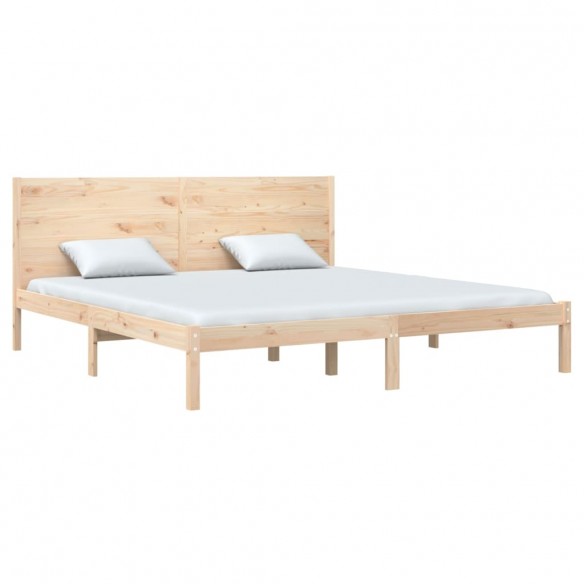 Cadre de lit bois massif 180x200 cm super king