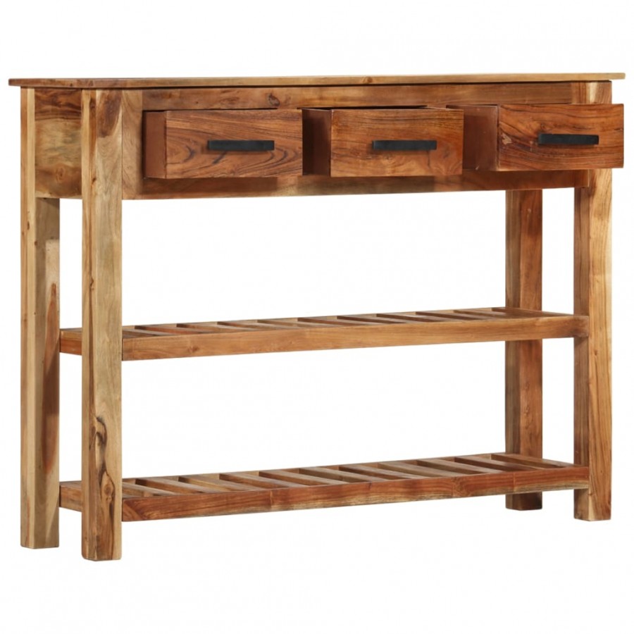 Buffet avec 3 tiroirs 110x30x80 cm Bois massif