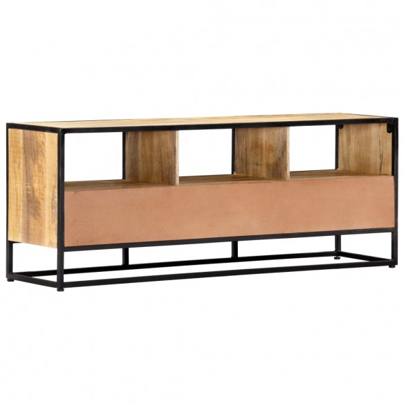 Meuble TV 120x30x45 cm Bois solide de manguier