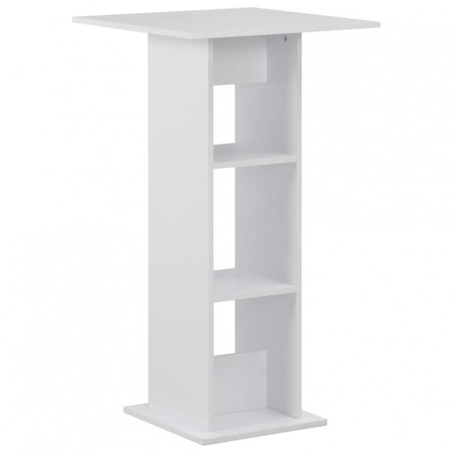 Table de bar Blanc 60x60x110 cm