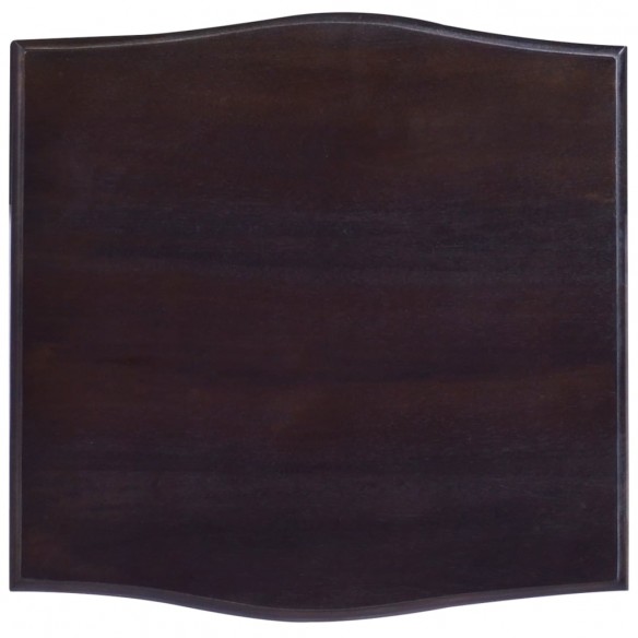 Table de chevet Noir clair 40x40x45 cm Bois massif d'acajou