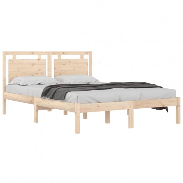 Cadre de lit bois massif 180x200 cm super king