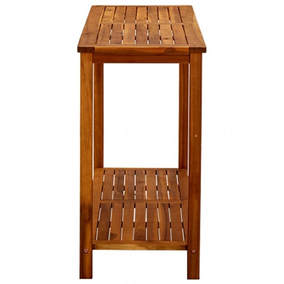 Table console de jardin 110x40x75 cm Bois d'acacia solide