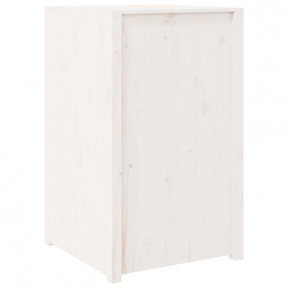 Armoire de cuisine d'extérieur blanc bois de pin massif