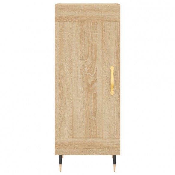 Buffet haut Chêne sonoma 34,5x34x180 cm Bois d'ingénierie