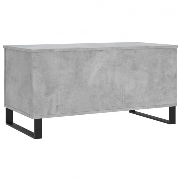 Table basse Gris béton 90x44,5x45 cm Bois d'ingénierie