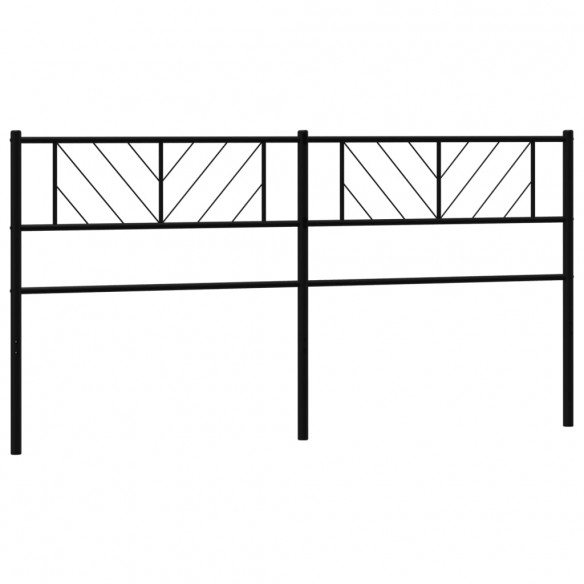 Tête de lit métal noir 160 cm