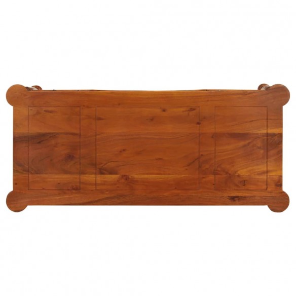 Bureau avec tiroirs 110x50x76 cm bois d'acacia solide