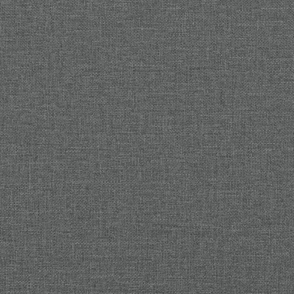 Fauteuil inclinable avec repose-pied gris foncé tissu