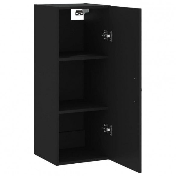 Armoire murale noir 34,5x34x90 cm bois d'ingénierie