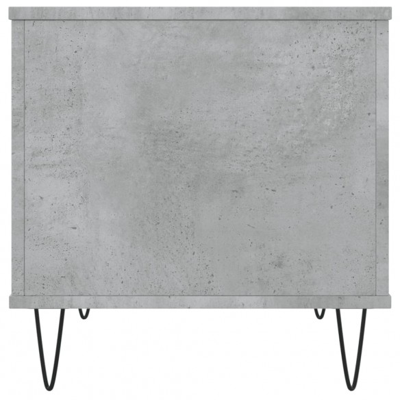 Table basse Gris béton 60x44,5x45 cm Bois d'ingénierie