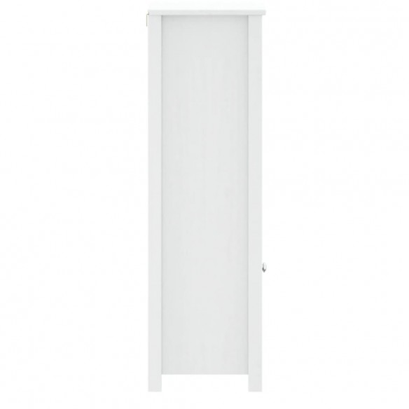 Armoire de salle de bain BERG blanc 40x34x110 cm pin massif