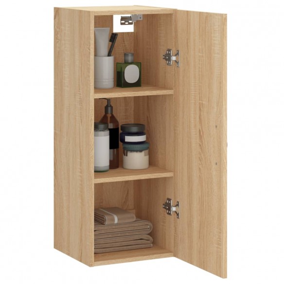 Armoire murale chêne sonoma 34,5x34x90 cm bois d'ingénierie