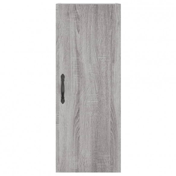 Armoire murale sonoma gris 34,5x34x90 cm bois d'ingénierie