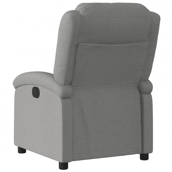 Fauteuil inclinable Gris foncé Tissu