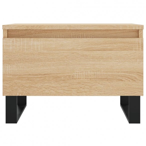 Tables basses 2 pcs chêne sonoma 50x46x35 cm bois d'ingénierie
