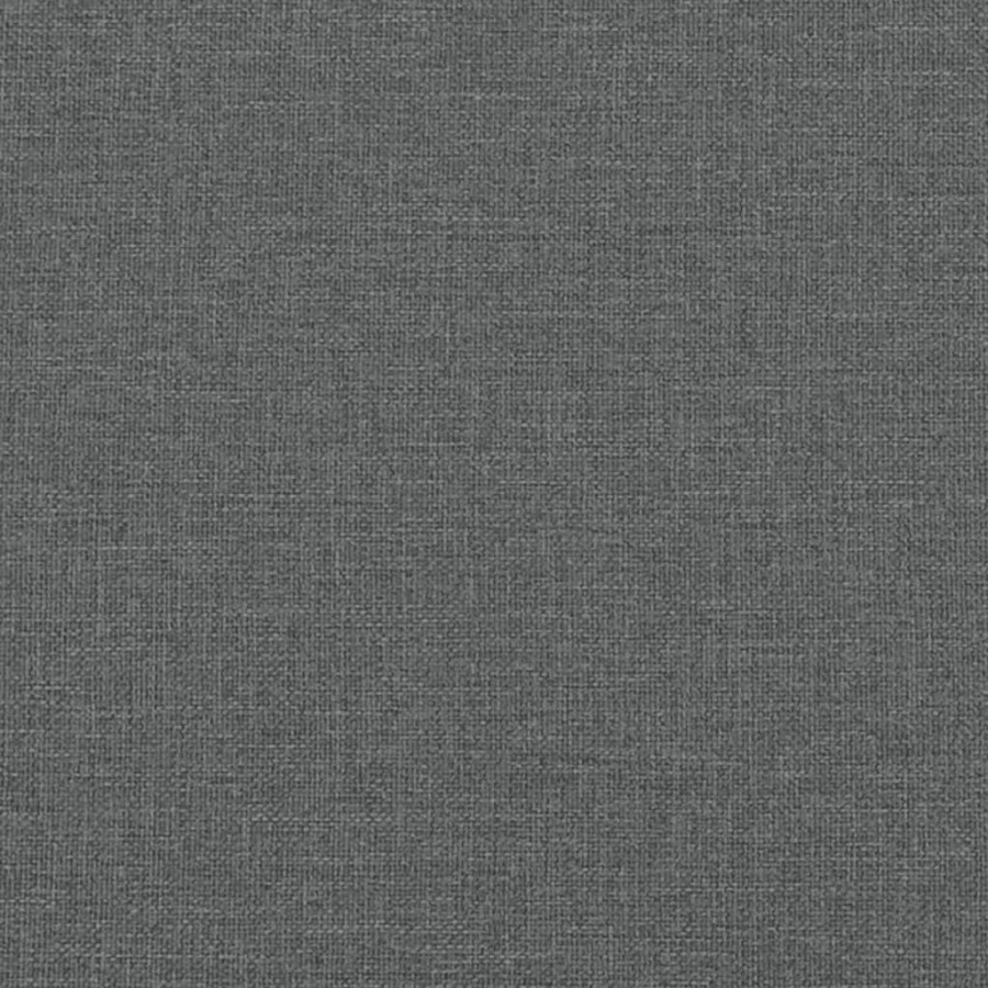 Banc avec coussins gris foncé 113x64,5x75,5 cm tissu