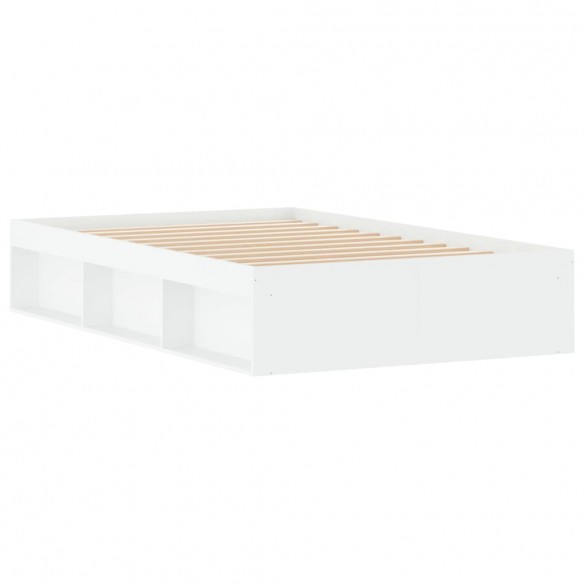 Cadre de lit blanc 120x190 cm petit double