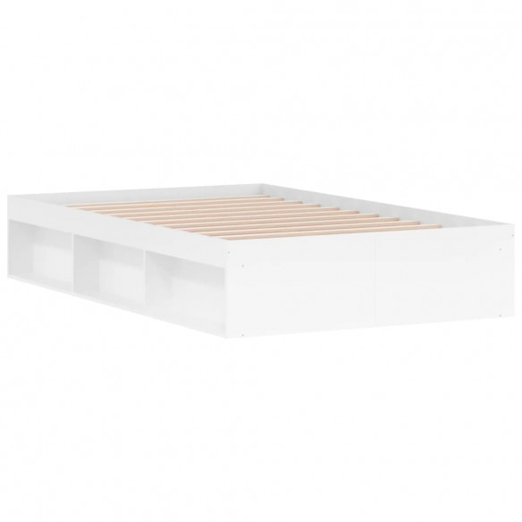 Cadre de lit blanc 120x190 cm petit double