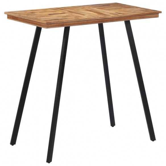 Table de bar 110x55x105 cm bois de teck solide