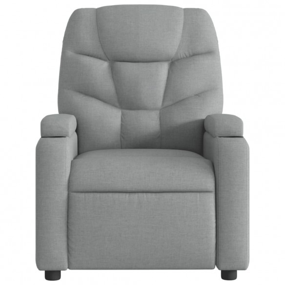 Fauteuil inclinable Gris clair Tissu