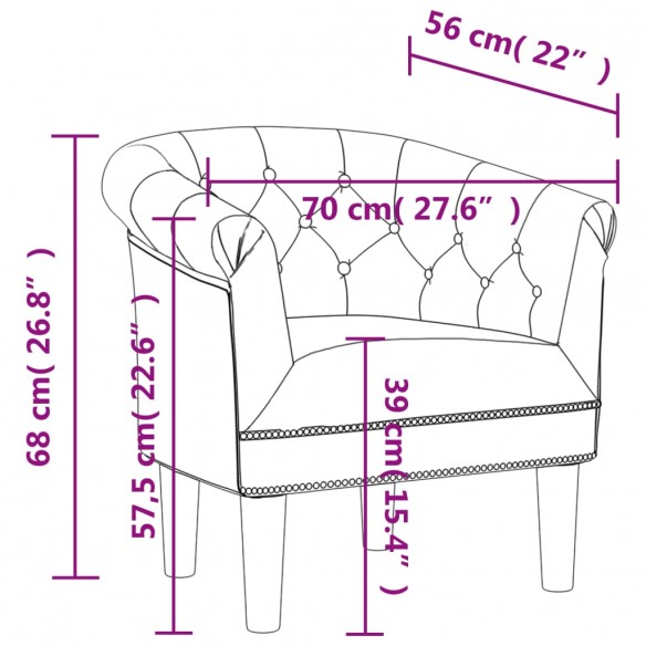 Fauteuil cabriolet blanc similicuir