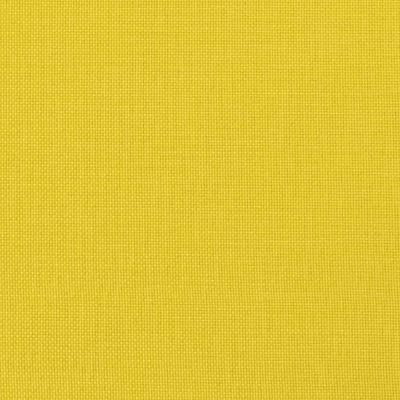 Fauteuil inclinable avec repose-pieds jaune clair tissu