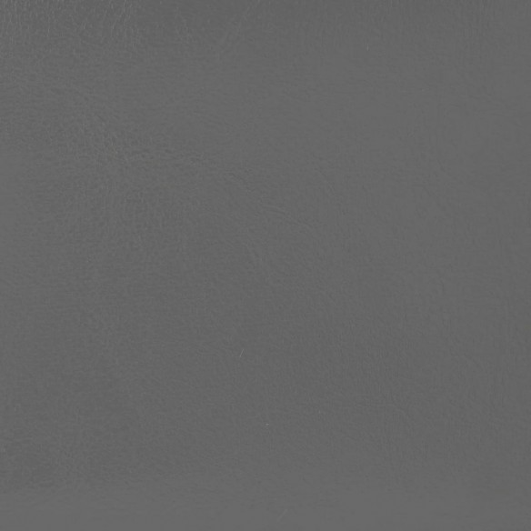 Fauteuil cabriolet avec repose-pied gris similicuir