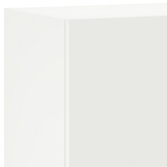 Meuble TV mural blanc 40,5x30x60 cm bois d'ingénierie