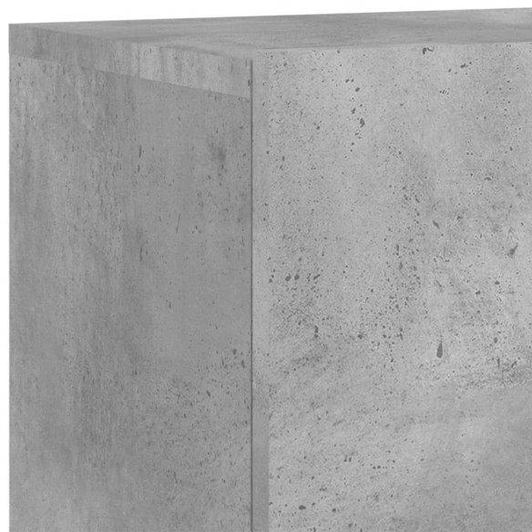 Meubles TV muraux 2 pcs gris béton 80x30x41 cm