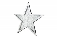 Miroir design star teinté argenté