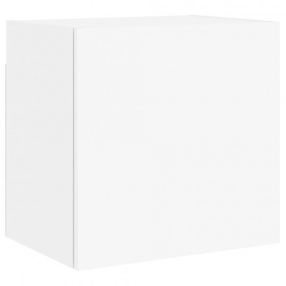 Meubles TV muraux 2 pcs blanc 40,5x30x40 cm bois d'ingénierie