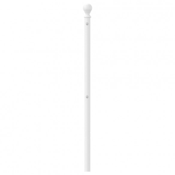 Tête de lit métal blanc 135 cm